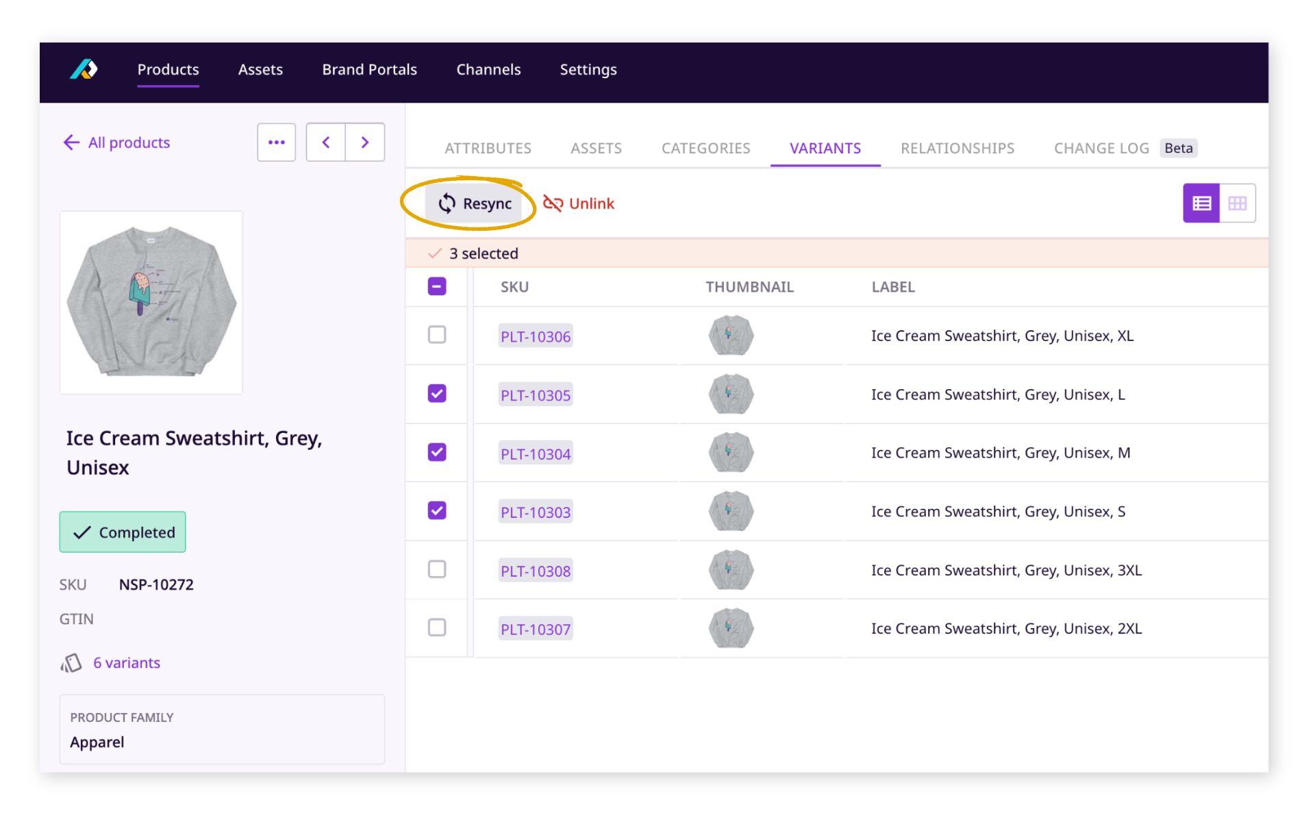 Creating and Managing Variants and Subvariants